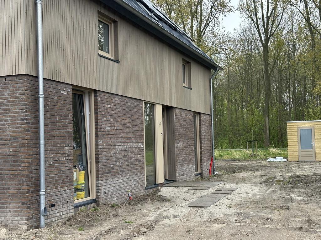 Nieuwbouwwoning waar InterPleister het stucwerk verzorgt